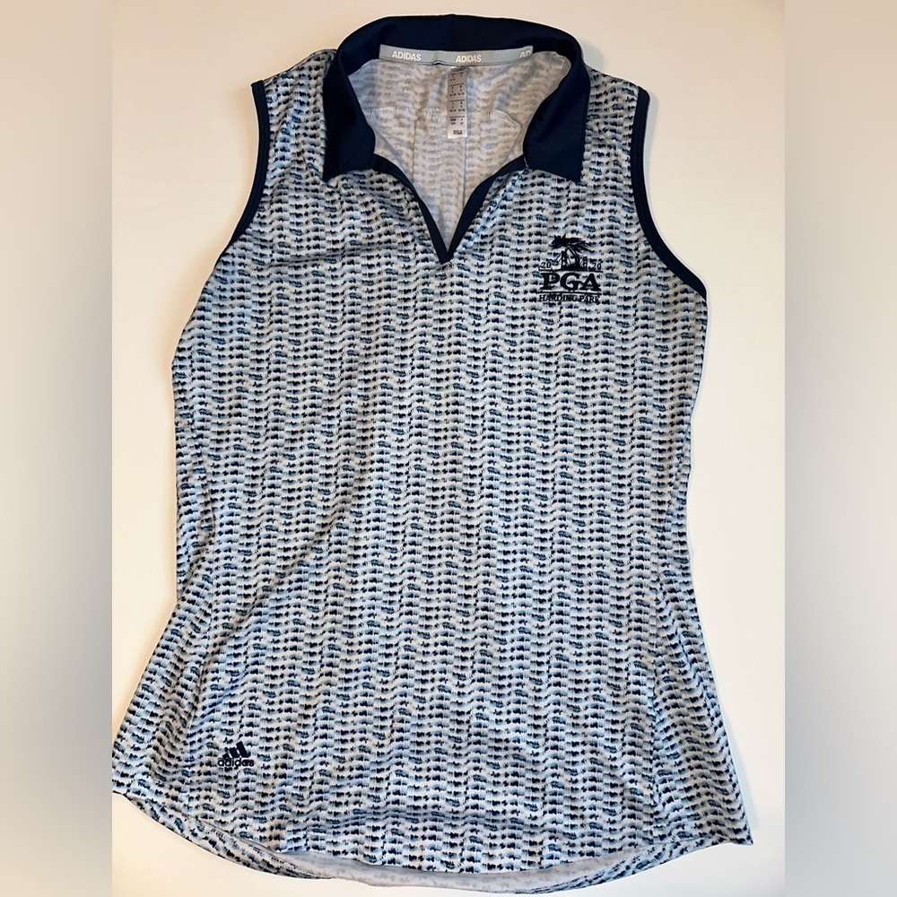 Women’s PGA Harding Park 2020 Adidas Golf Polo Sleeveless S Moisture Wicking